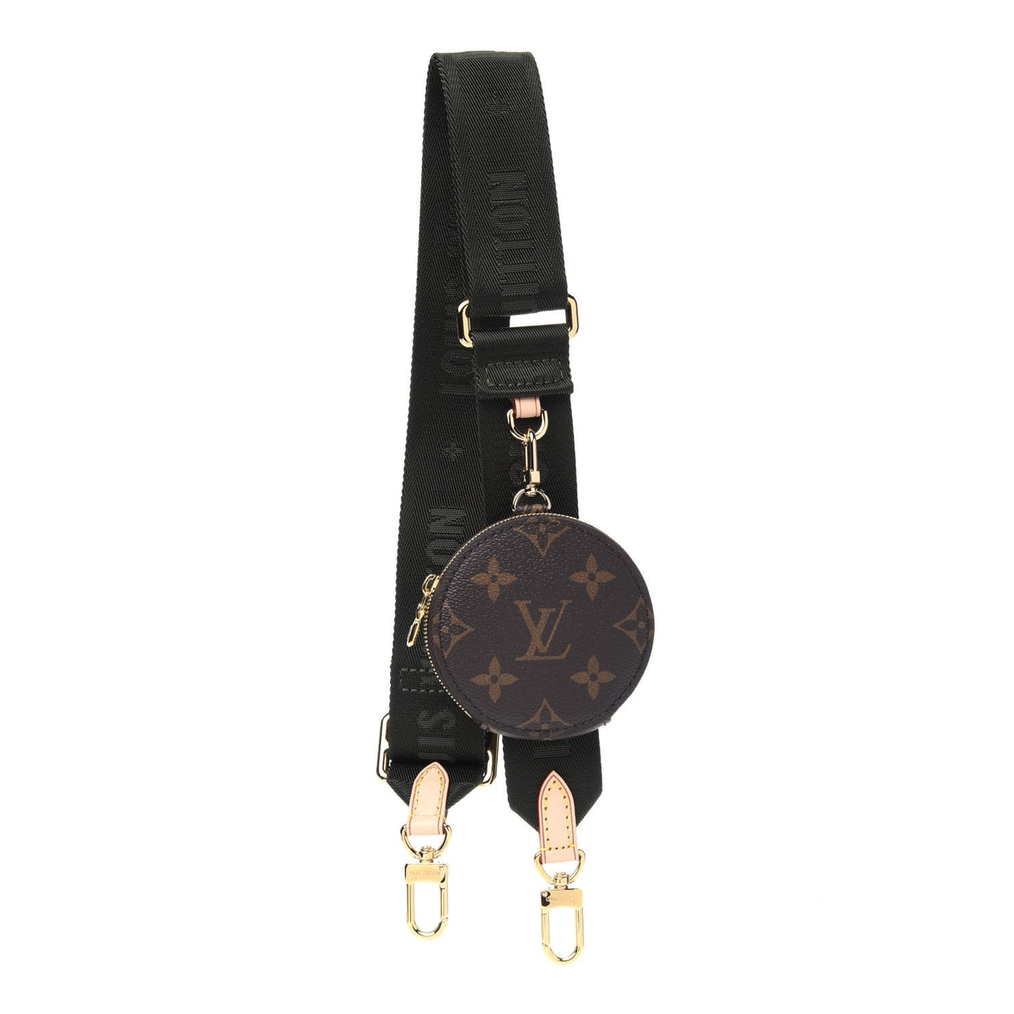 Monogram Multi Pochette Accessories Bandouliere Shoulder Strap Kaki