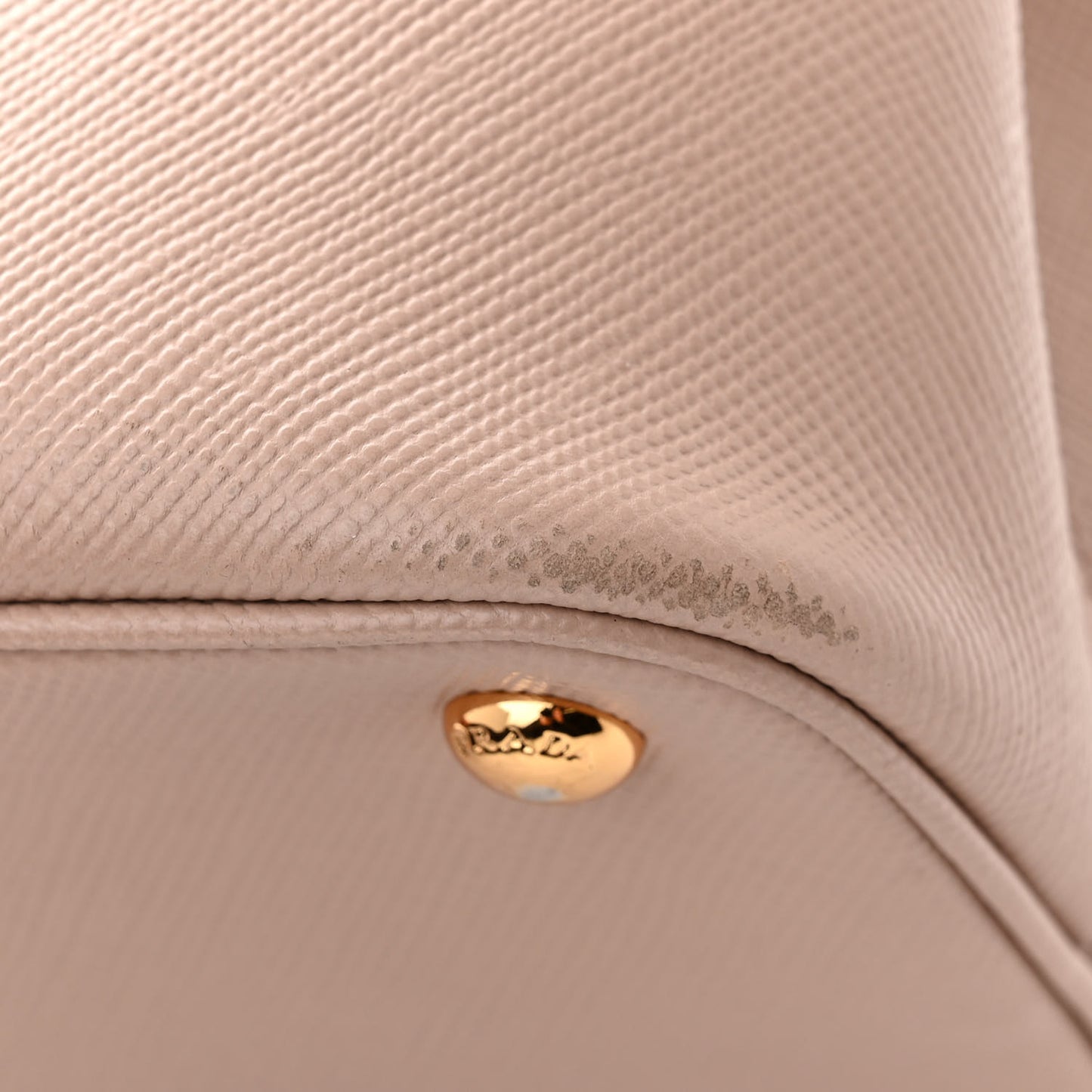 Saffiano Cuir Medium Double Bag Cammeo Rosa