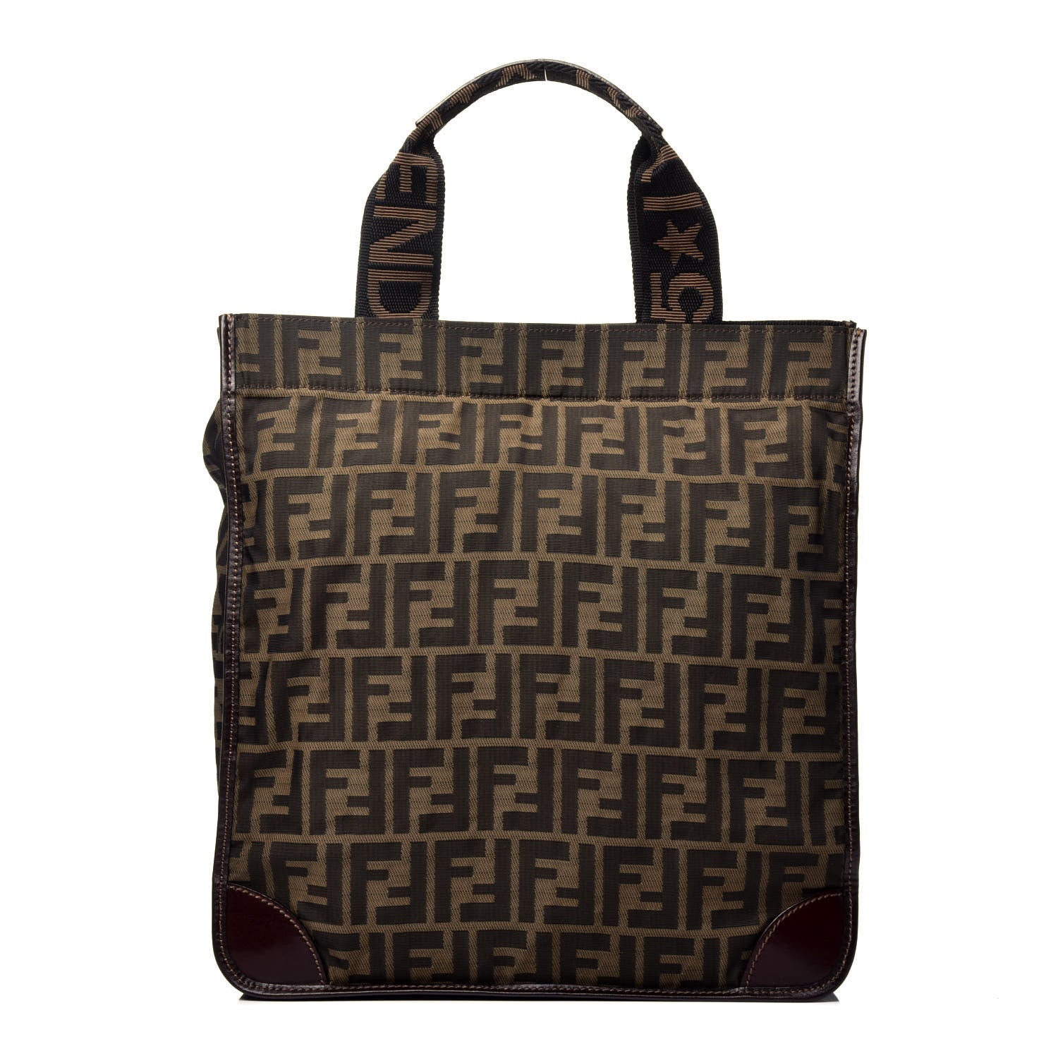 Fendi Zucca Shopping Tote Tobacco 1 of 9