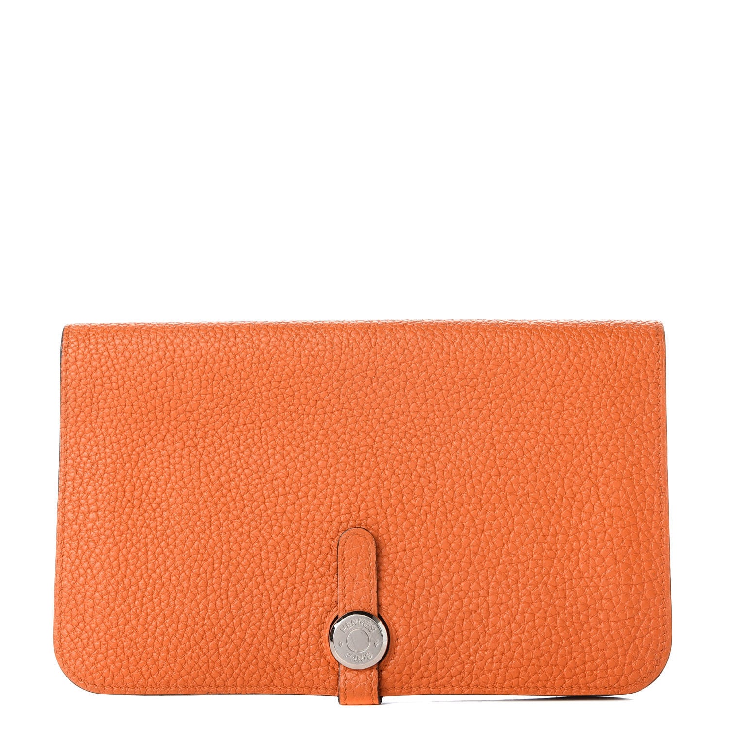 Hermes Togo Dogon Duo Wallet Orange 1 of 7