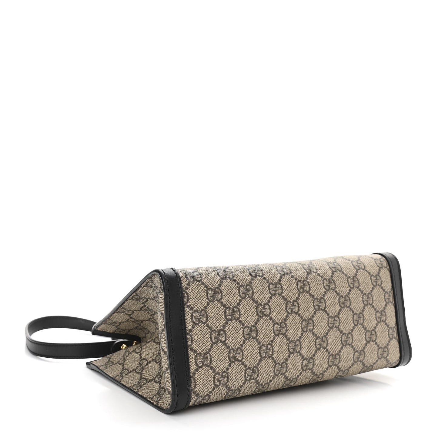 GG Supreme Monogram Small Padlock Tote Black
