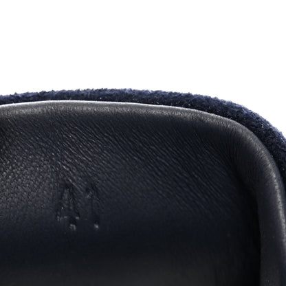 Hermes Technical Canvas Suede Goatskin Bouncing Sneakers 41 White 8 of 9