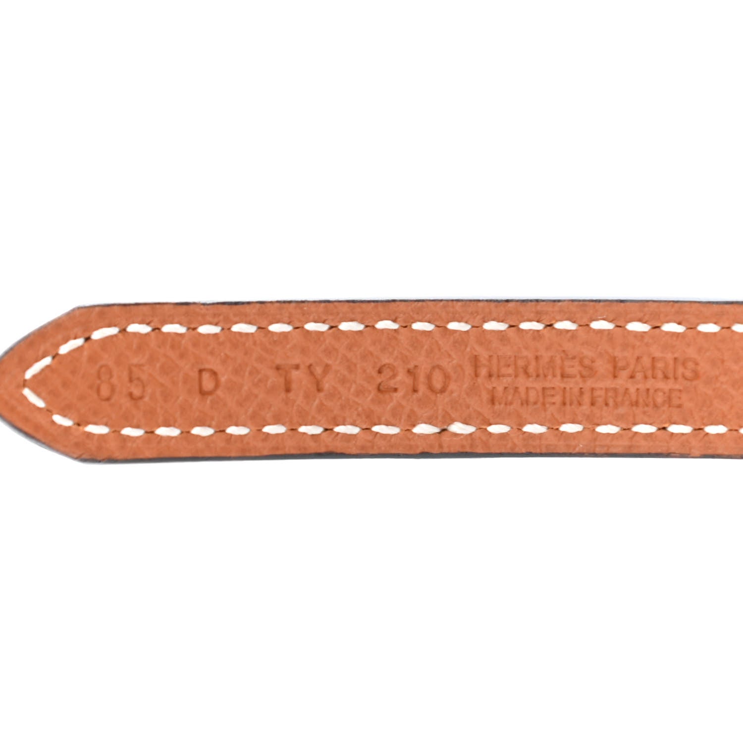 Hermes Swift Epsom 13mm 5382 Rock Belt 85 Black Gold 3 of 4