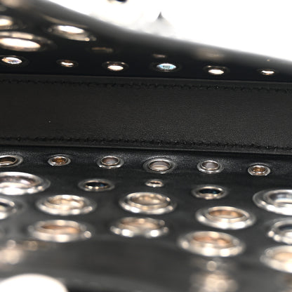 Gucci Calfskin Ha Ha Ha Jackie 1961 Eyelet Hobo Black 5 of 13
