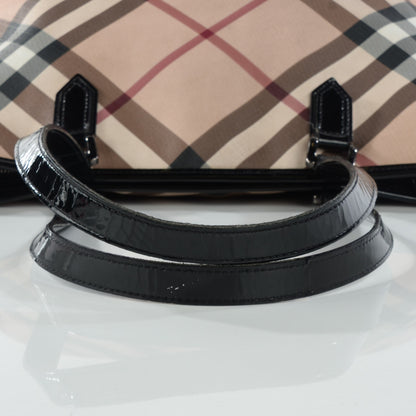 Burberry Nova Check Medium Tote Black 14 of 14
