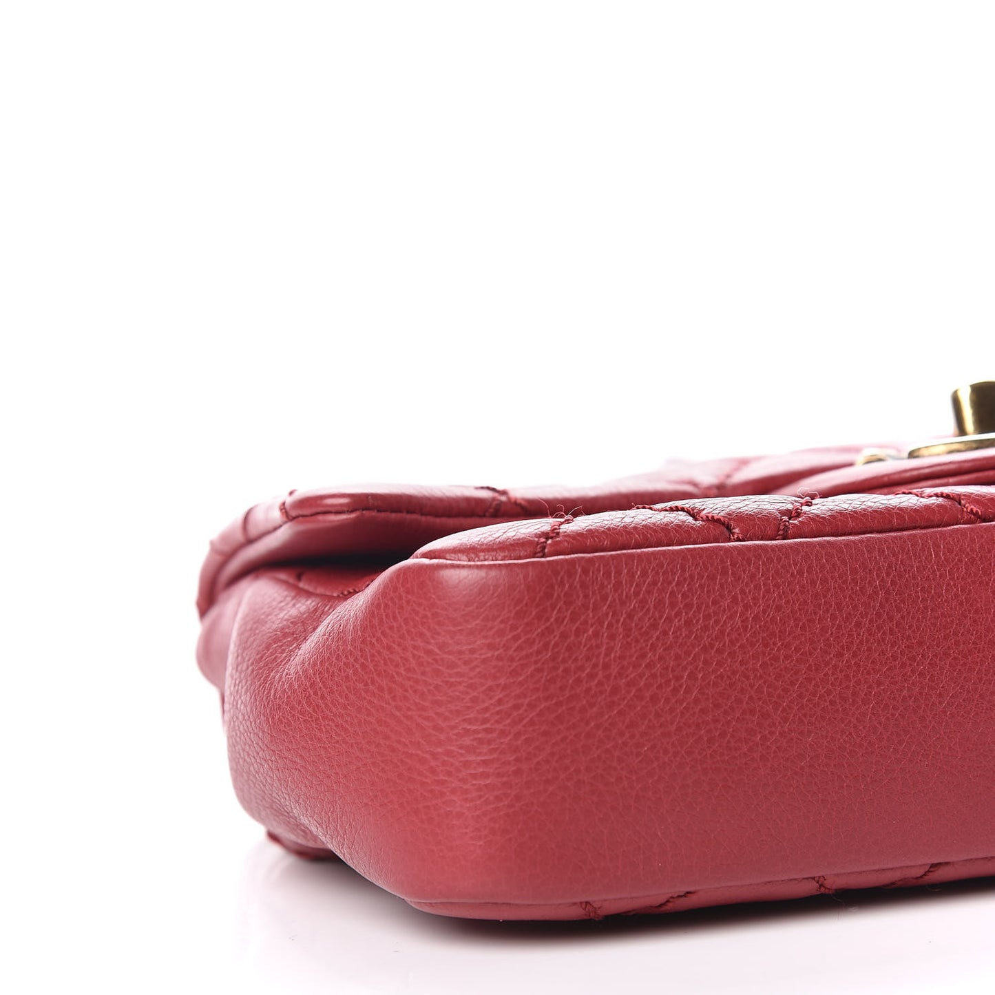 Calfskin Quilted Mini Urban Day Flap Red