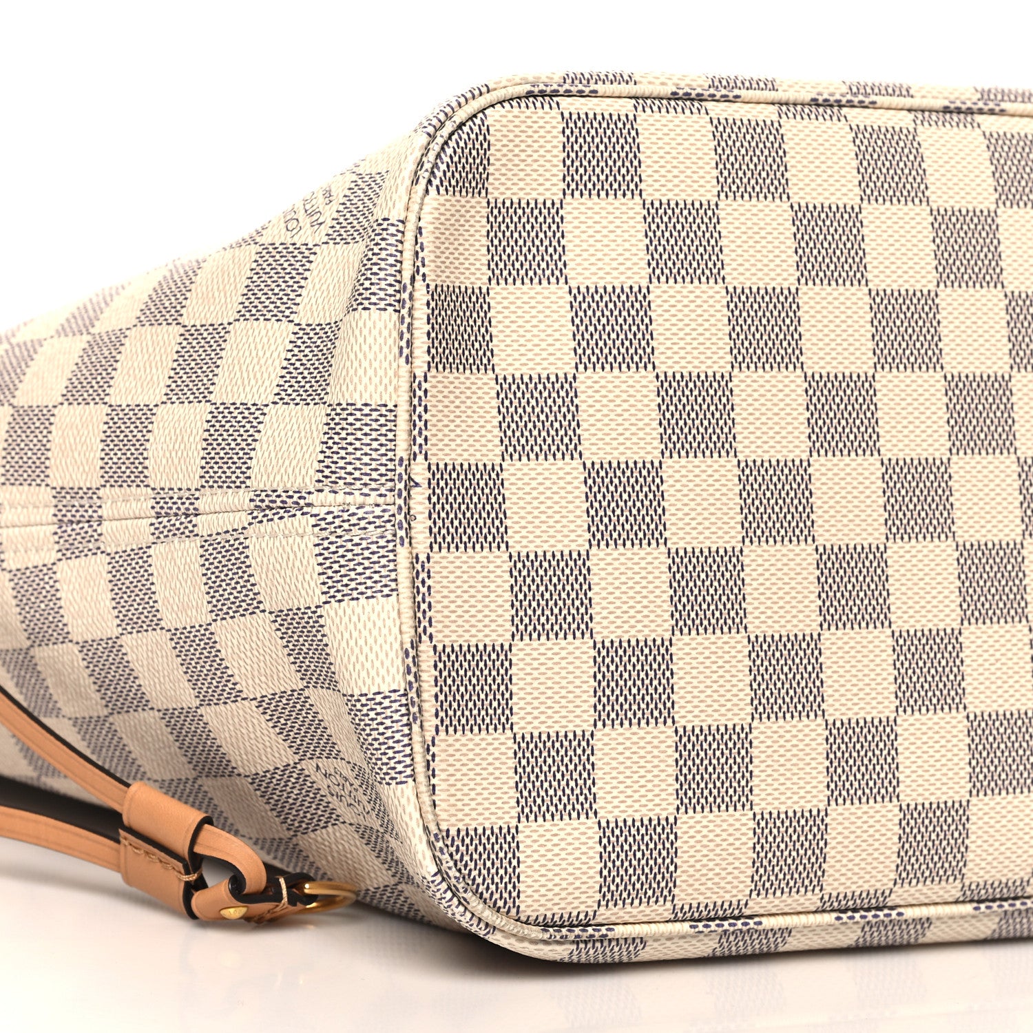 Louis Vuitton Damier Azur Braided Neverfull MM Orange 9 of 11