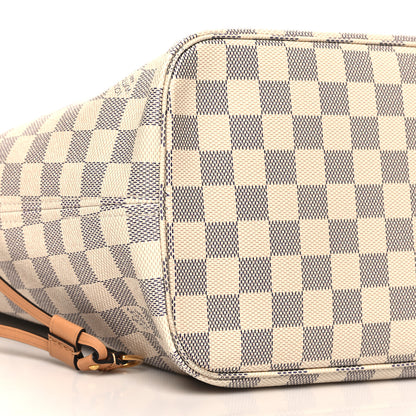 Louis Vuitton Damier Azur Braided Neverfull MM Orange 9 of 11