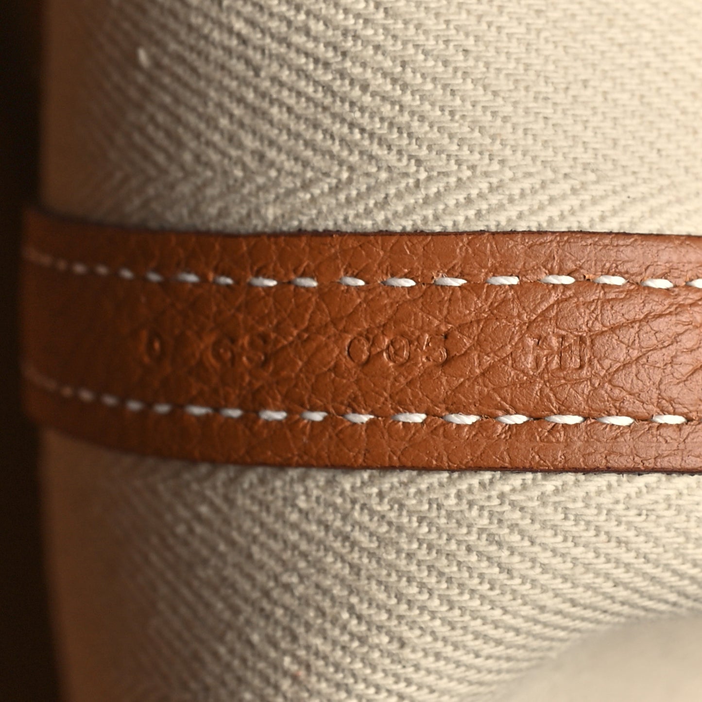 Grand Chevron Weave Negonda Garden Party 36 MM Craie Gold