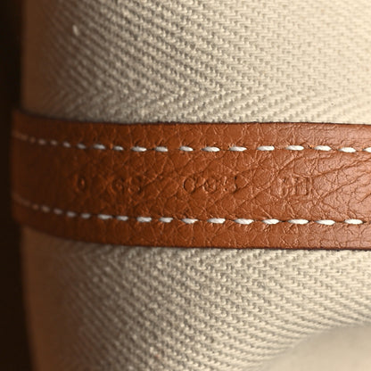 Hermes Grand Chevron Weave Negonda Garden Party 36 MM Craie Gold 7 of 13