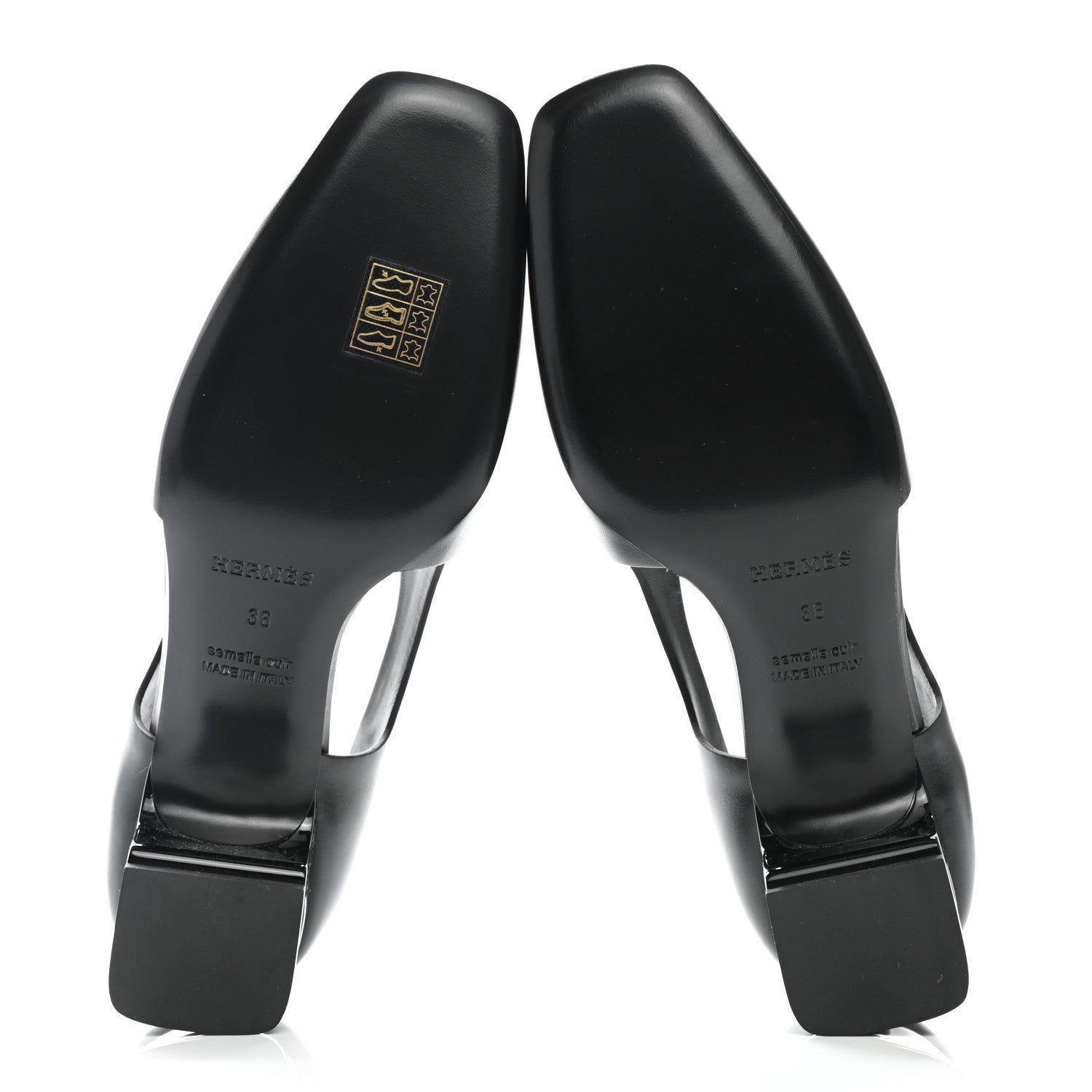 Hermes Calfskin Etoile Ankle Boots 36 Black 5 of 9