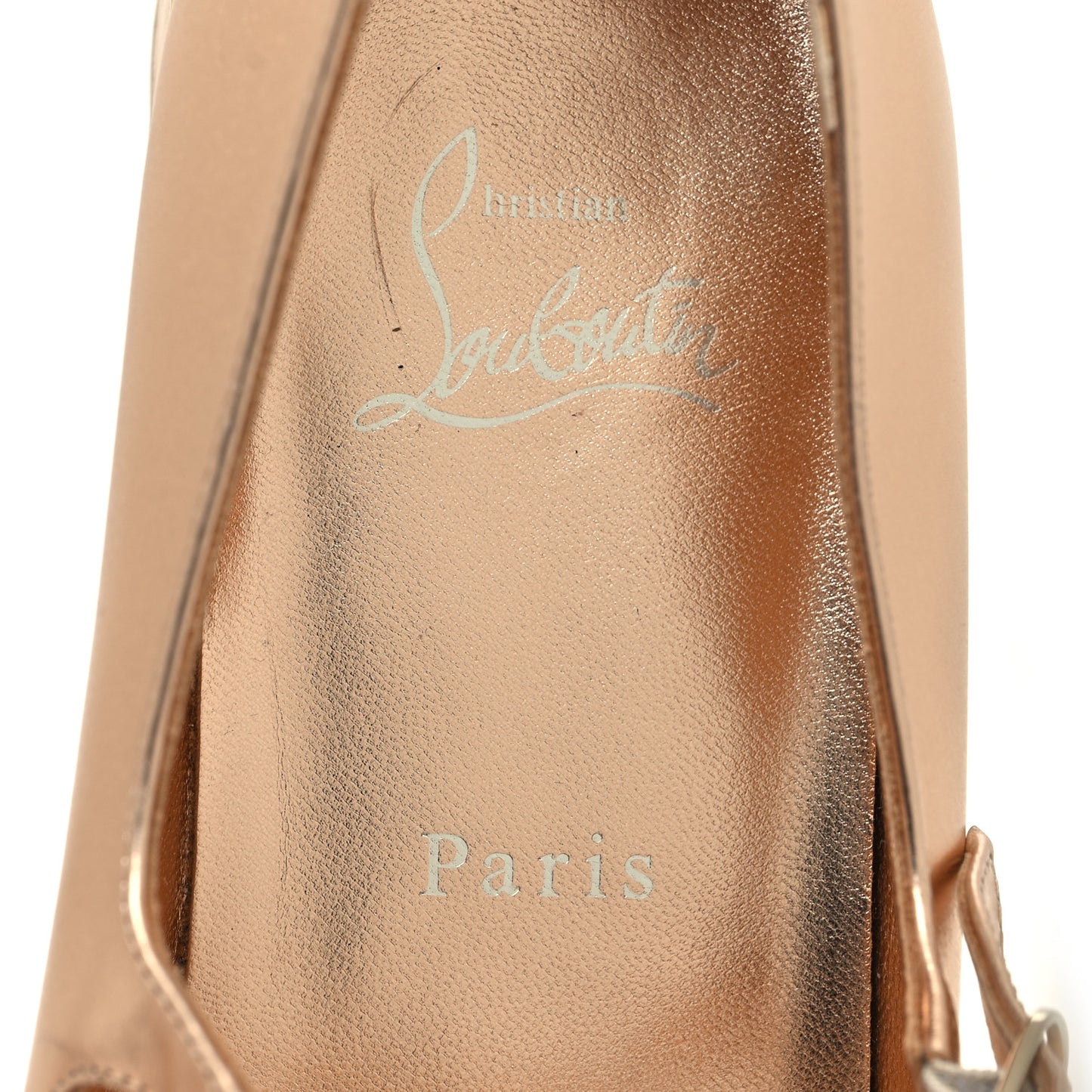 Nappa Metallic Sweet Jane Flats 40.5 Beige