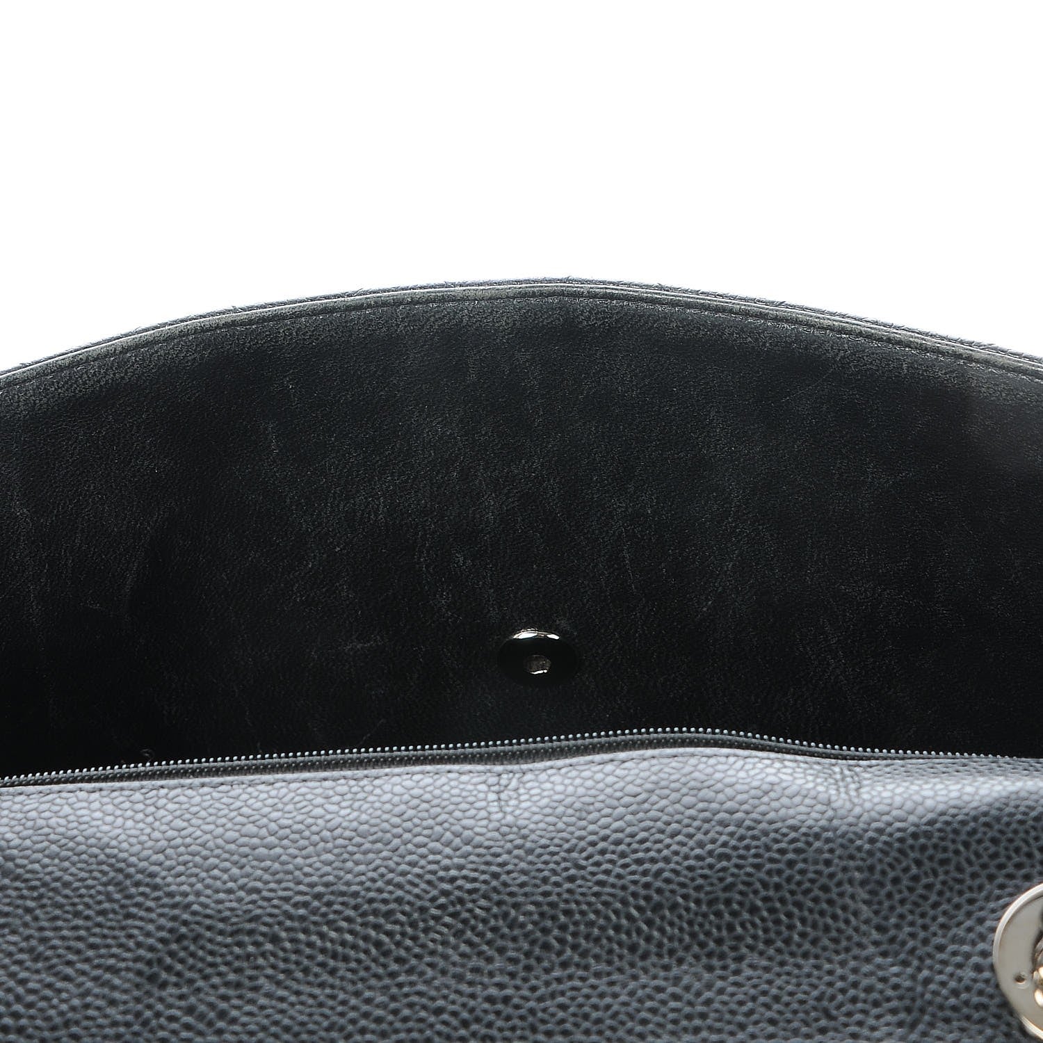 Chanel Caviar Quilted Jumbo Single Flap Black 8 of 11