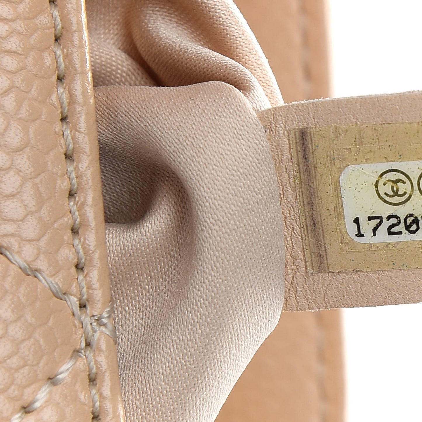 Caviar Quilted Grand Shopping Tote GST Beige