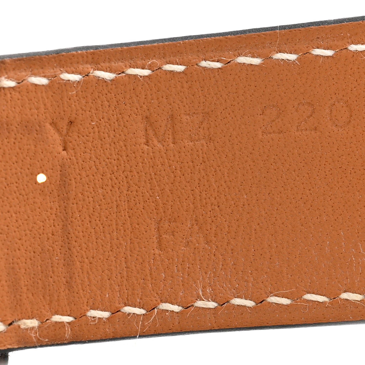 Hermes Barenia 44mm Apple Watch Single Tour Band Ebene 4 of 7