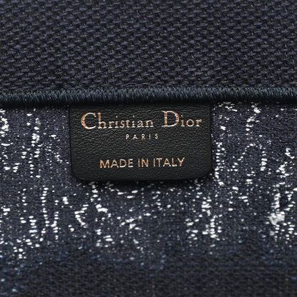 Christian Dior Canvas Embroidered Tie Dye Book Tote Blue Multicolor 6 of 12