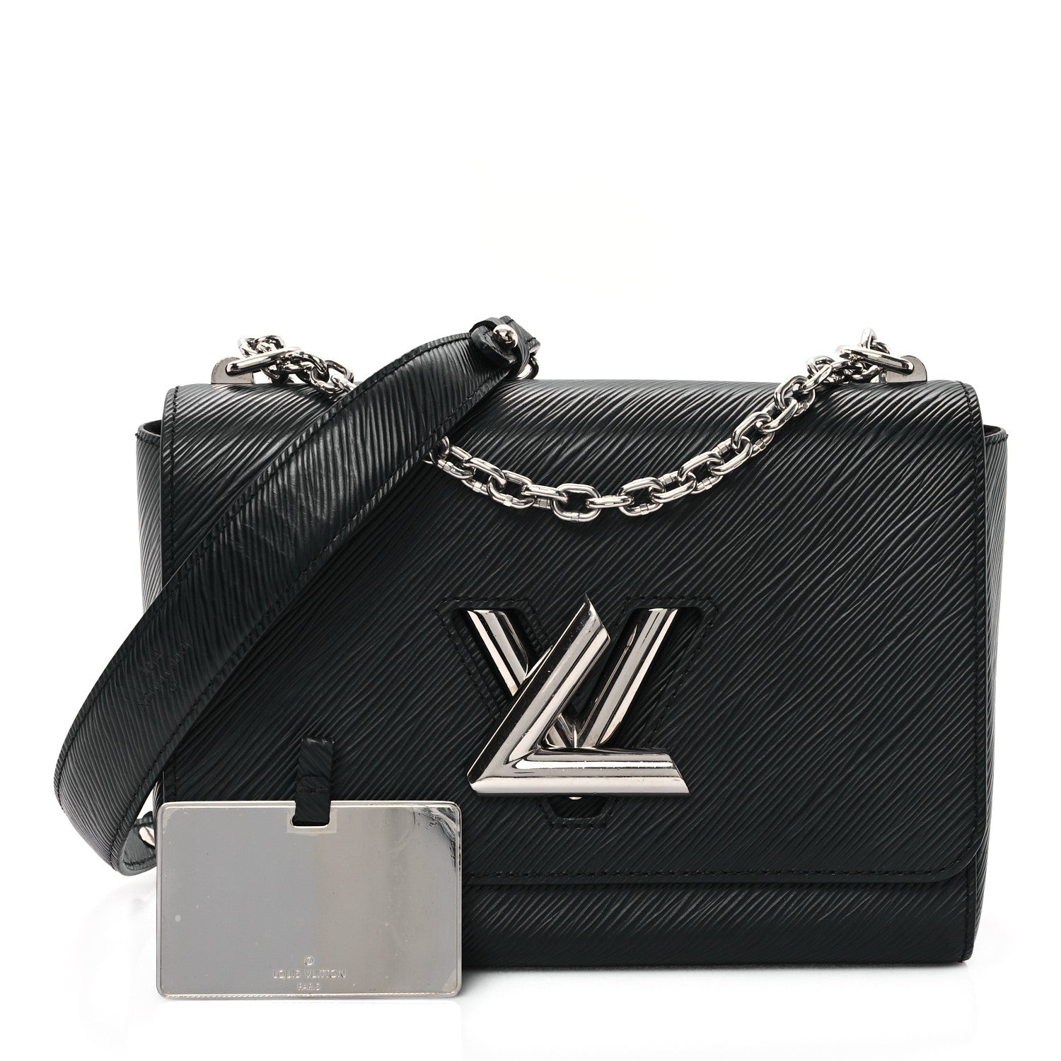 Louis Vuitton Epi Twist Shoulder Bag MM Black 3 of 13