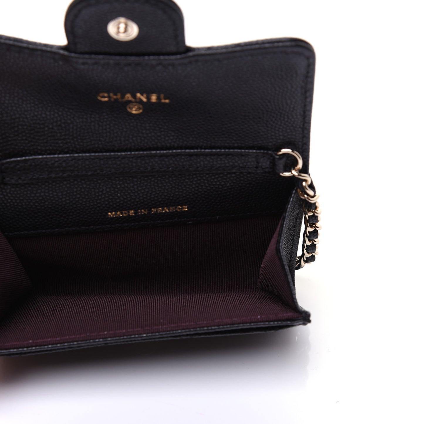 Caviar Quilted Belt Bag Black