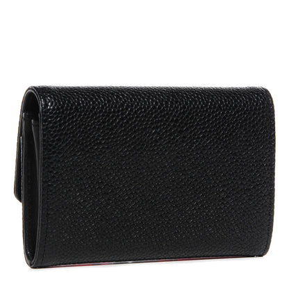 Chanel Caviar Timeless CC Flap Card Holder Black 3 of 8