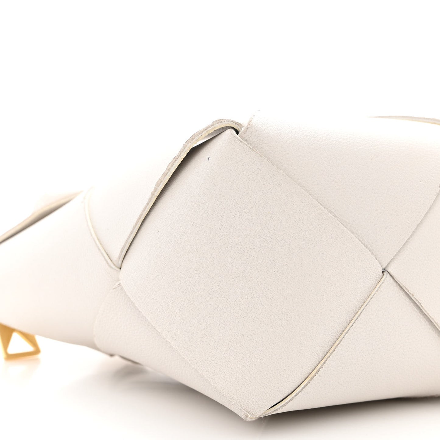 Nappa Maxi Intreccio Exploded Shoulder Bag Chalk