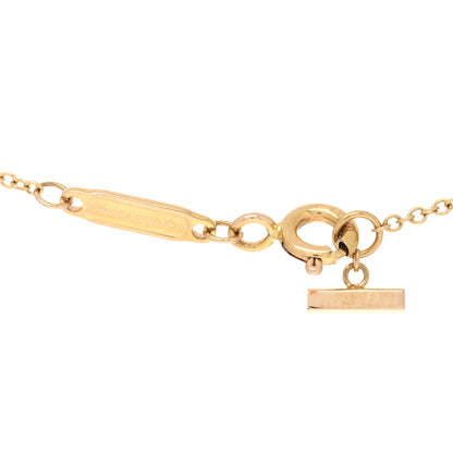 Tiffany 18K Rose Gold Diamond Mini T Smile Pendant Necklace 4 of 4
