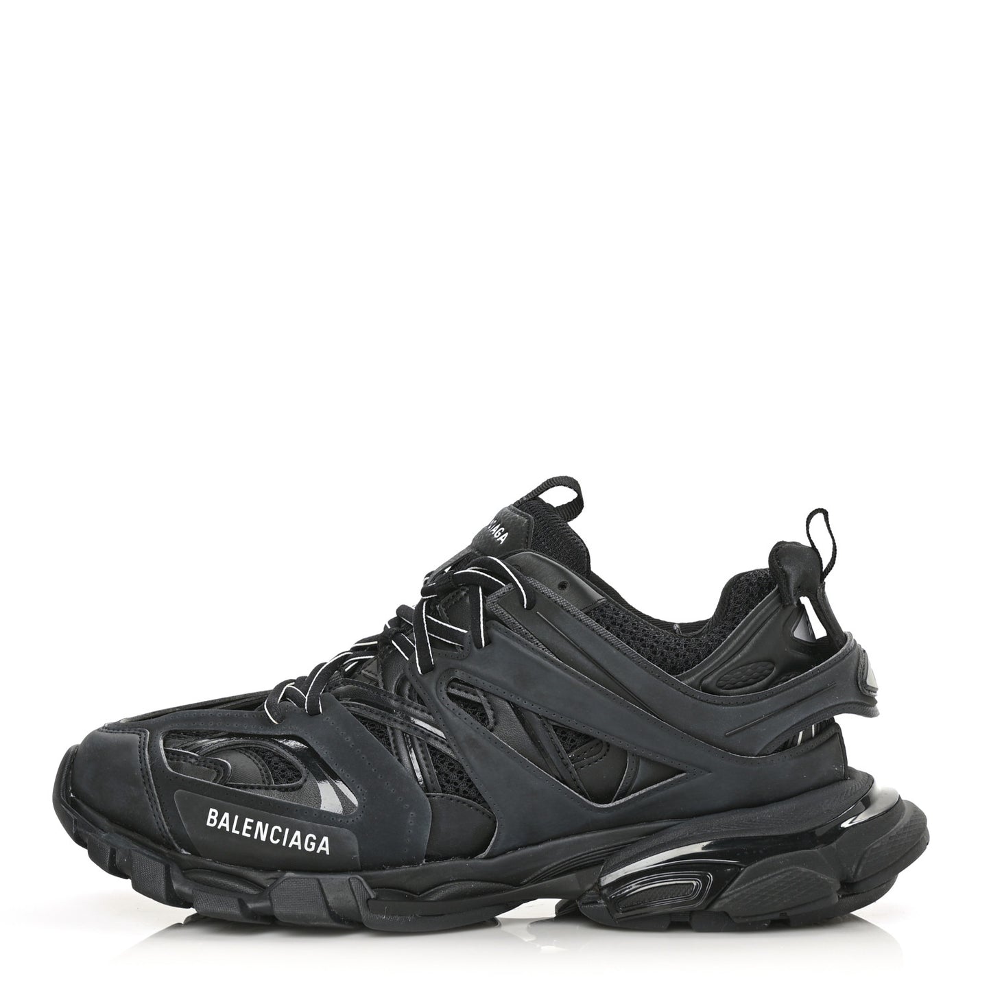 Mesh Nylon Mens Track Sneakers 44 Black