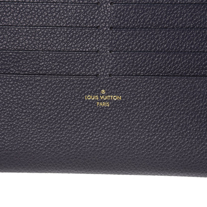 Louis Vuitton Calfskin Felicie Chain Wallet Card Holder Insert Marine Rouge 6 of 6