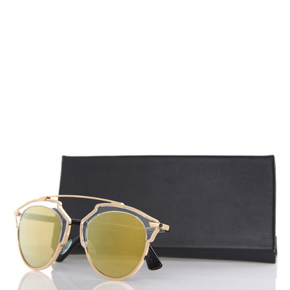 Christian Dior Mirrored So Real Sunglasses Gold 9 of 9