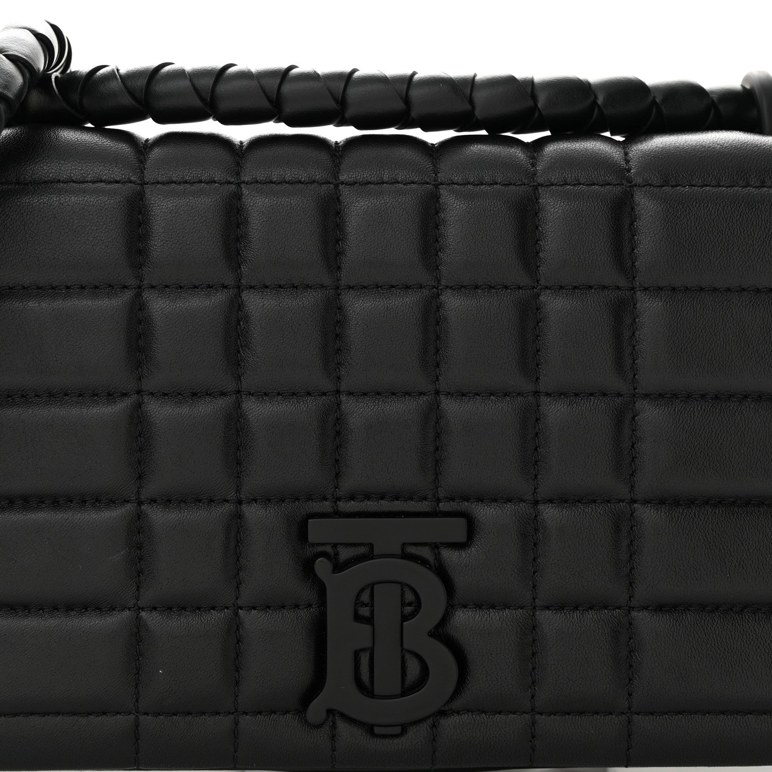 Burberry Lambskin Quilted Small Lola Hoof Bag Black 7 of 10