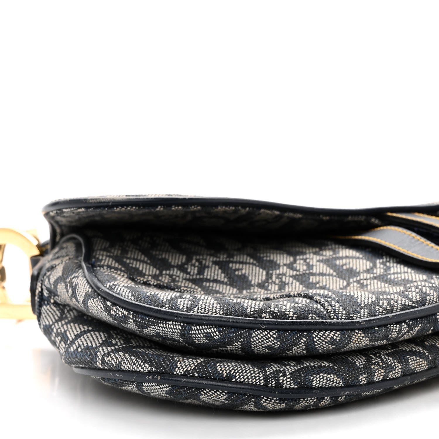 Christian Dior Monogram Saddle Bag Blue 7 of 9