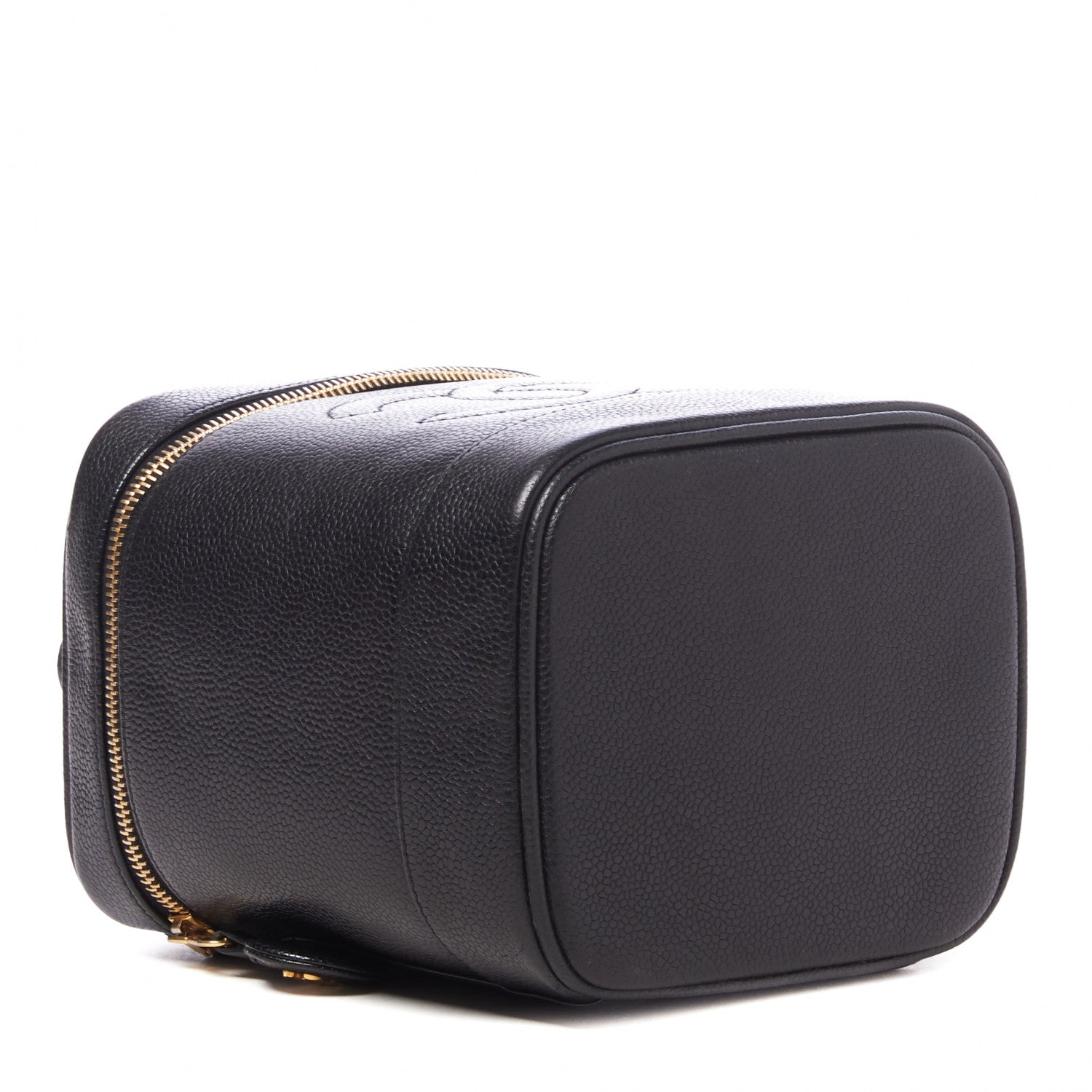 Chanel Caviar Vanity Cosmetic Case Black 3 of 9