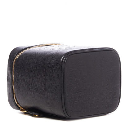 Chanel Caviar Vanity Cosmetic Case Black 3 of 9