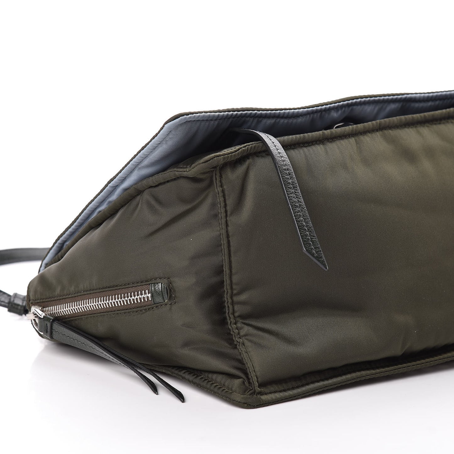 Nylon Tessuto Studded Small Etiquette Bag Militare Astrale