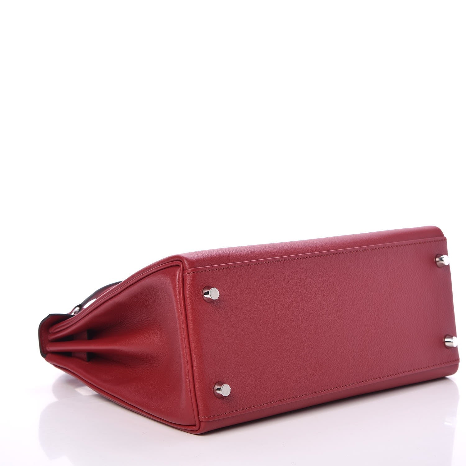 Hermes Evercolor Kelly Retourne 28 Rouge Grenat 4 of 35