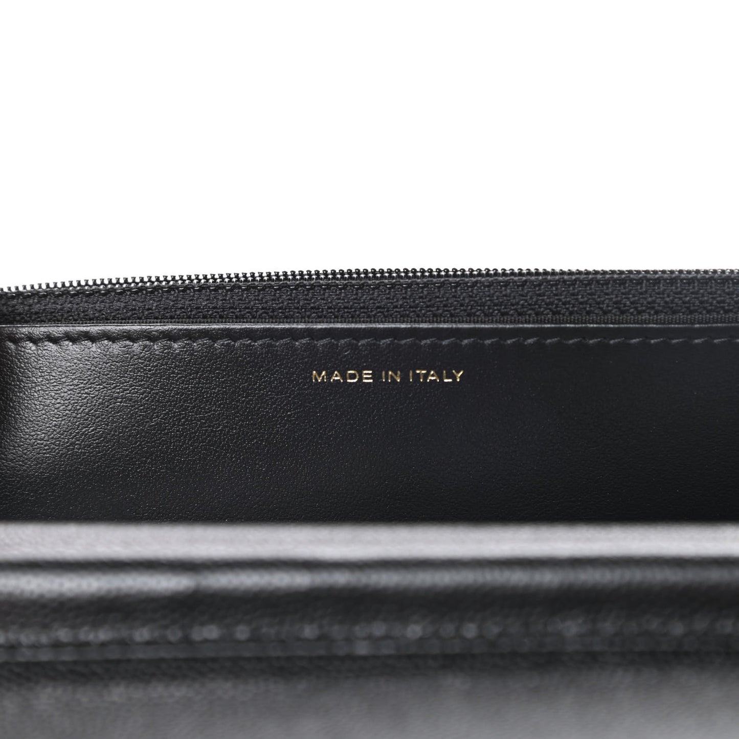 Caviar Quilted French New Wave Chain CC Wallet On Chain WOC Black
