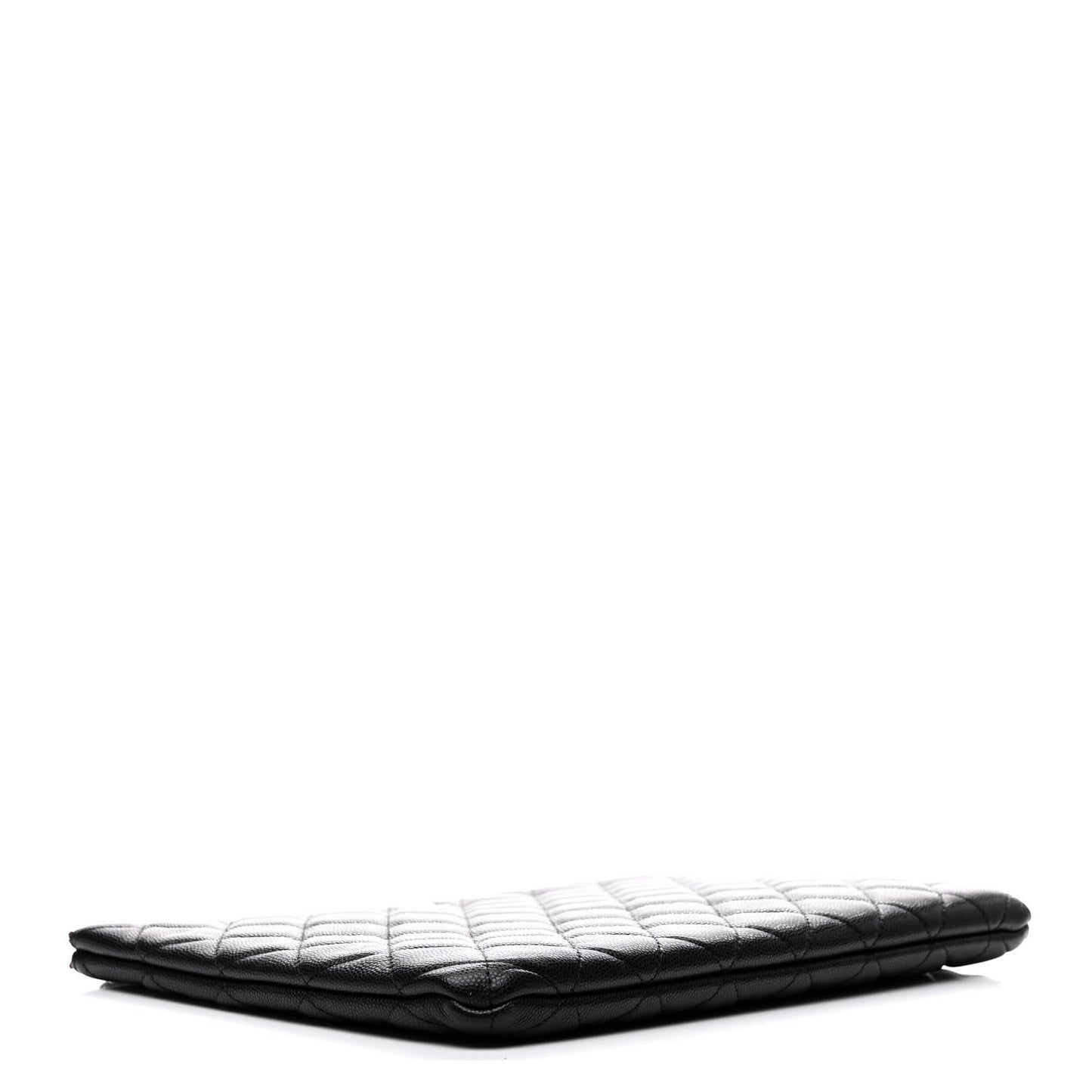 Caviar Quilted Medium Cosmetic Case Black