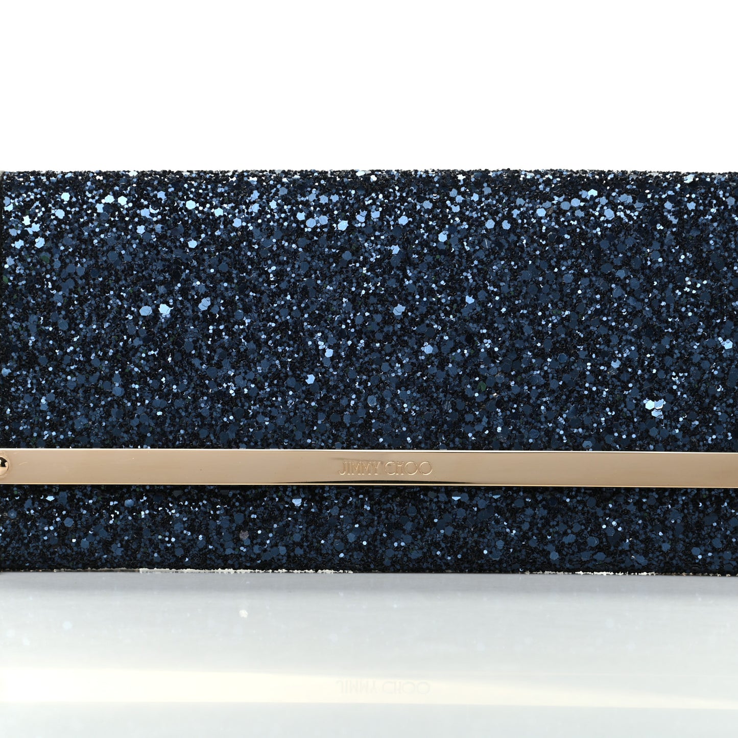 Glitter Milla Wallet on Chain Navy
