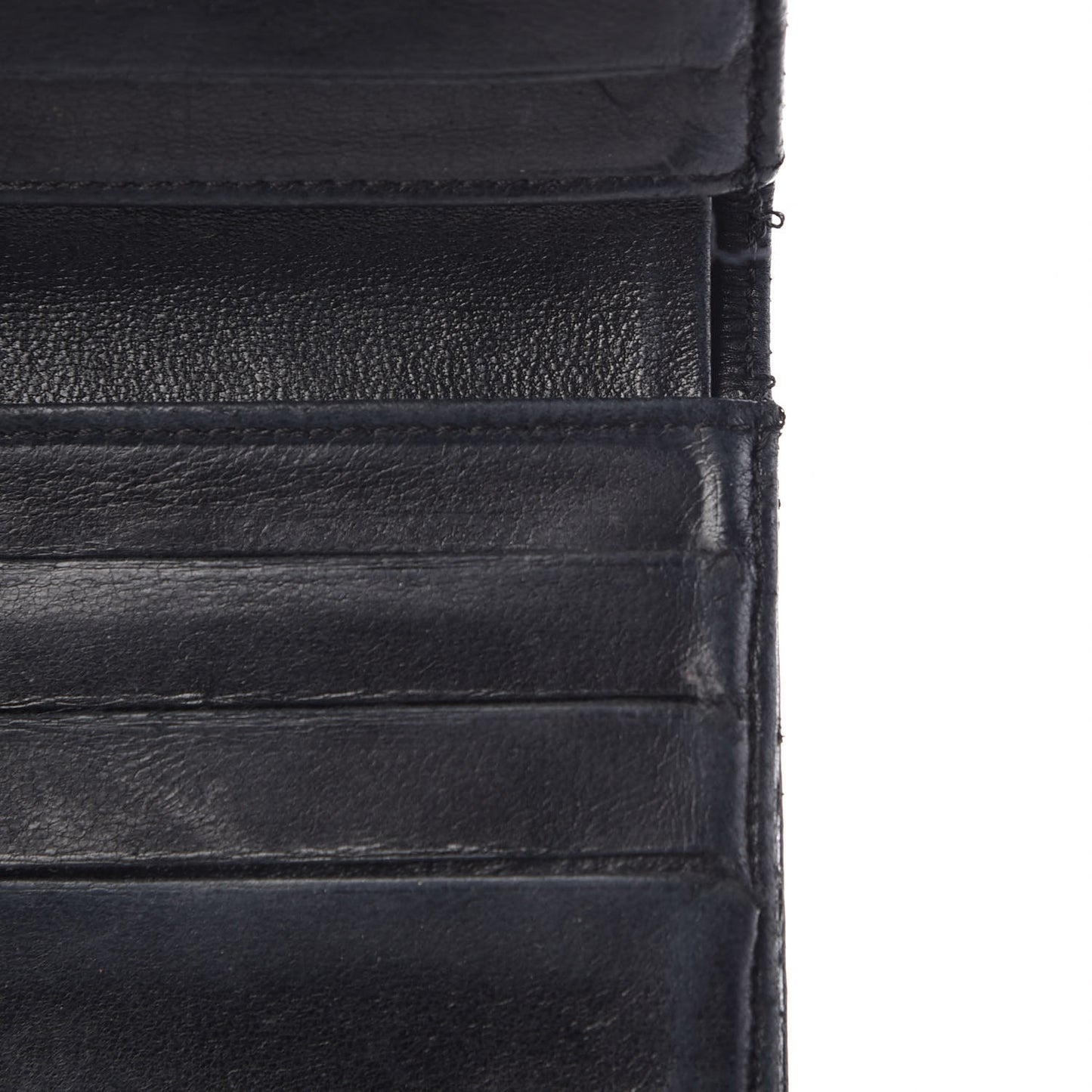 Caviar Timeless CC Compact French Wallet Black