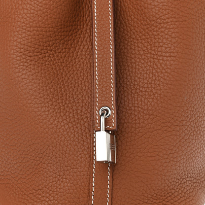 Hermes Taurillon Clemence Picotin Lock 18 PM Gold 8 of 12
