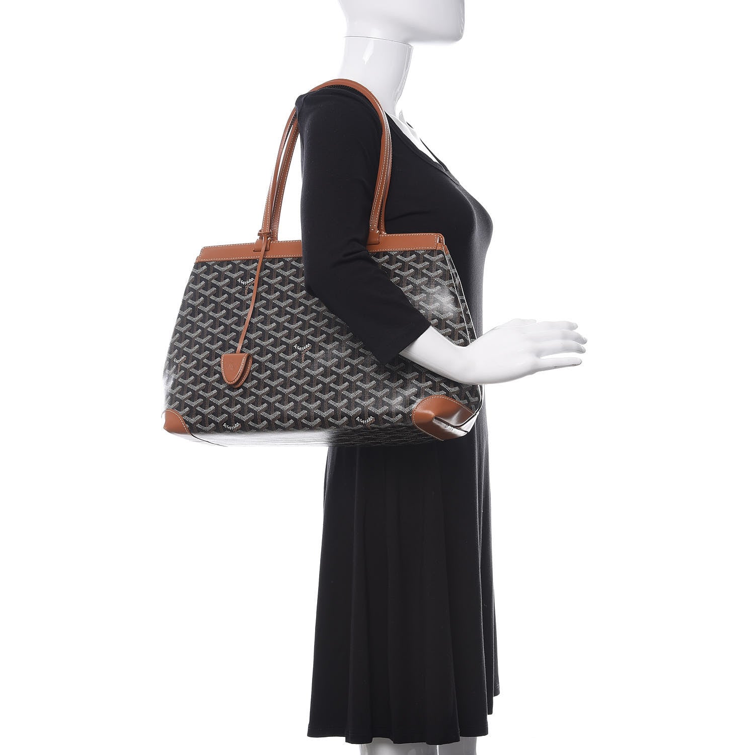 Goyard Goyardine Bellechasse PM Black Gold 2 of 10