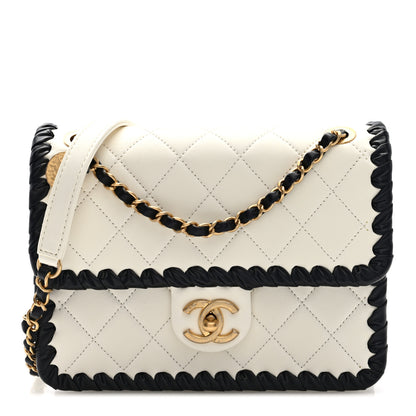 Chanel Braided Calfskin Small My Own Frame Flap White 1 of 10