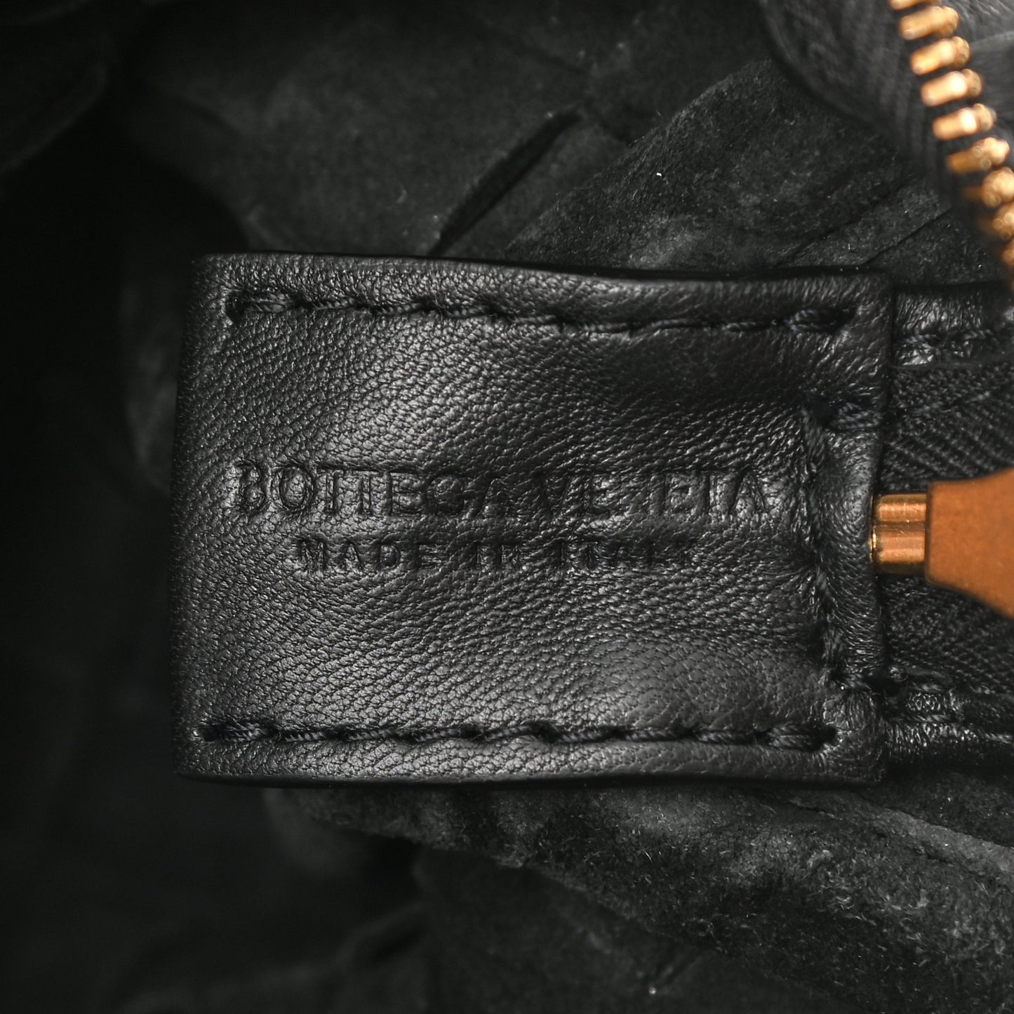 Nappa Intrecciato Mini Loop Camera Bag Black