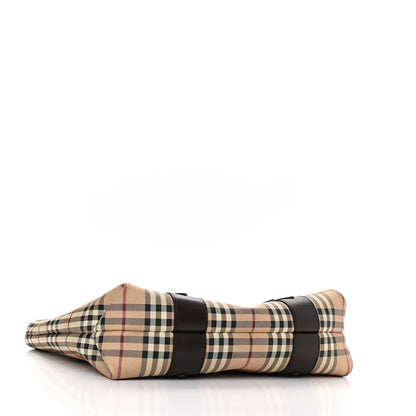 Burberry Haymarket Check Tote Chocolate 4 of 12
