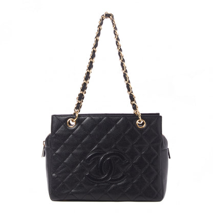 Chanel Caviar Quilted Petit Timeless Tote PTT Black 1 of 9