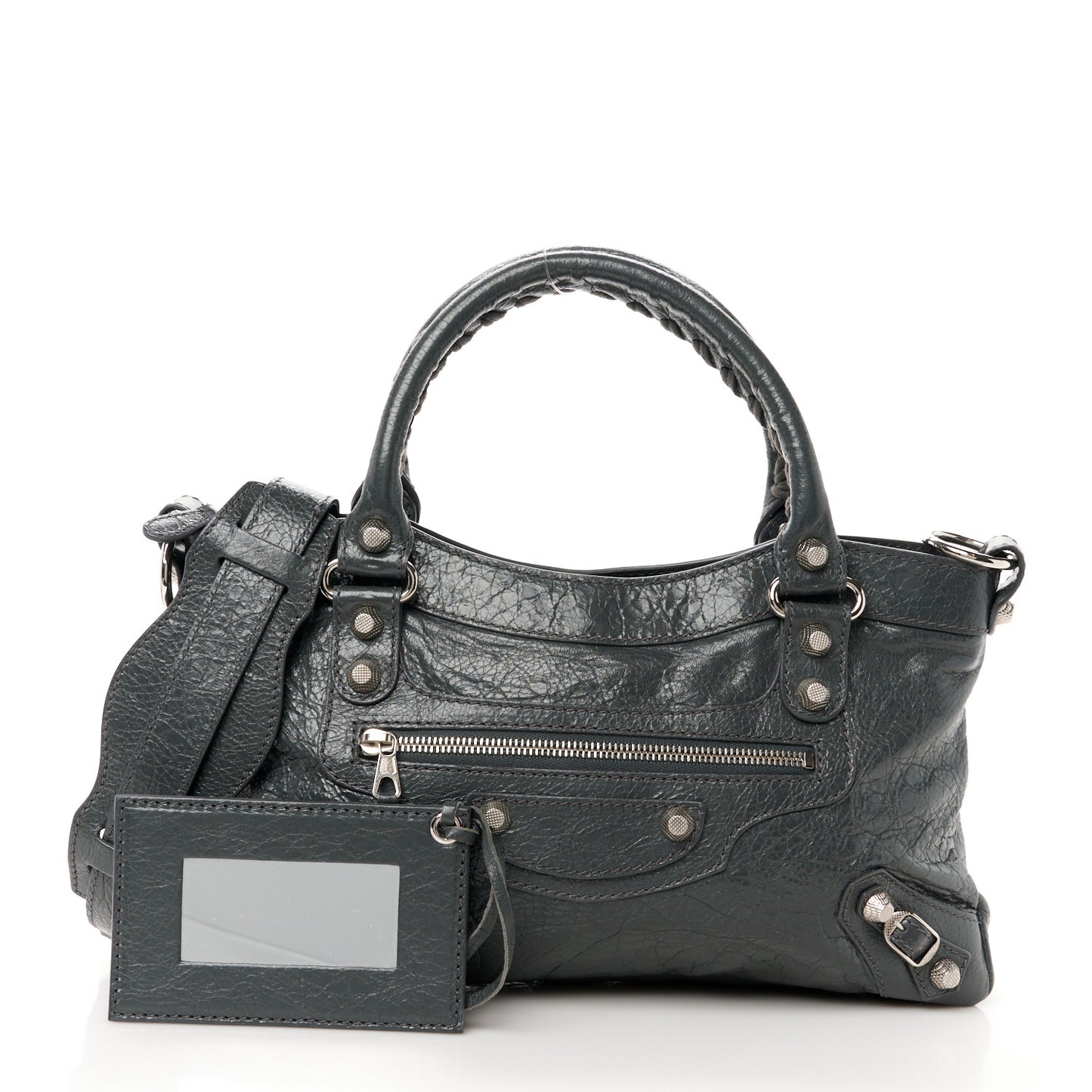 Agneau Giant 12 Silver Hardware First Gris Fossile