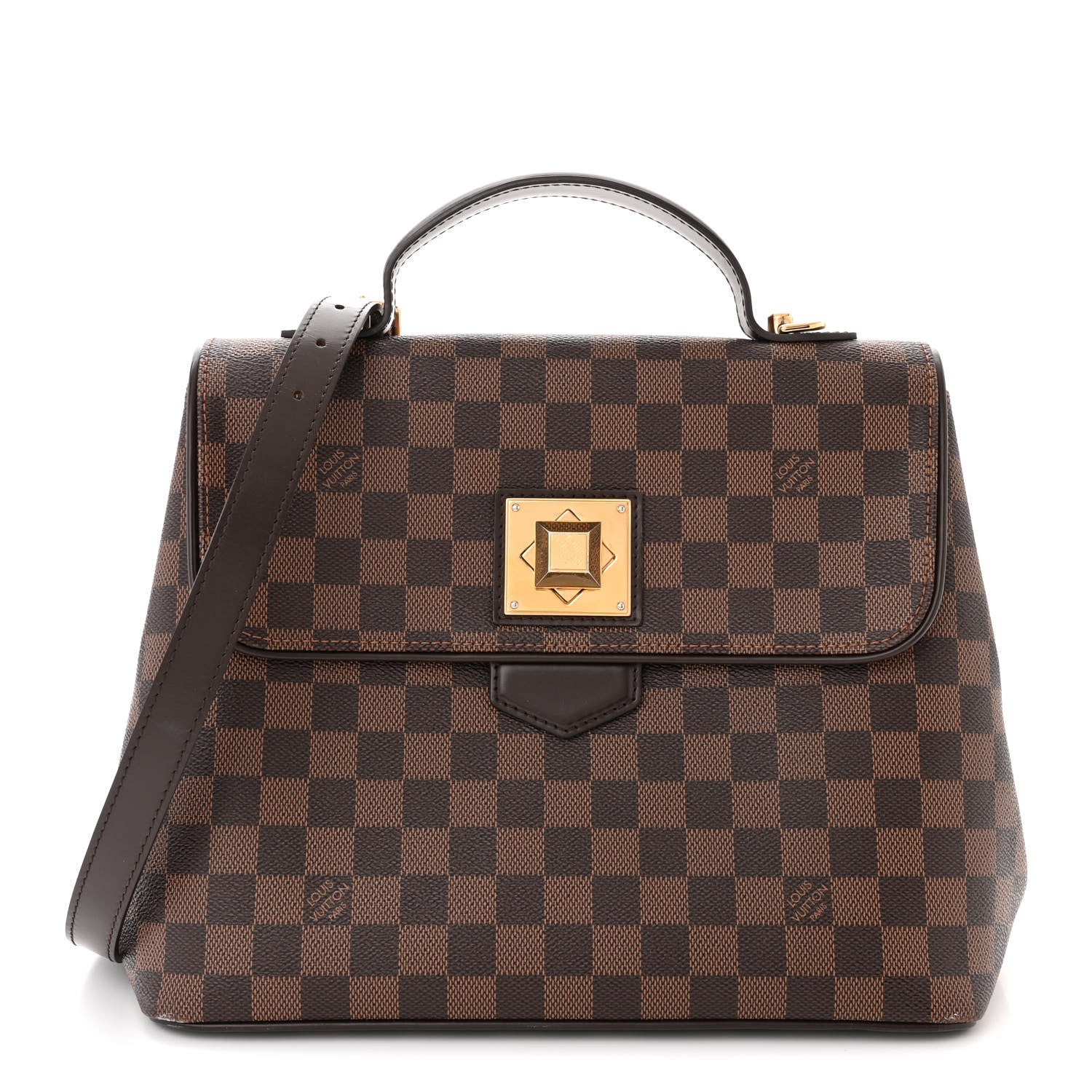 Louis Vuitton Damier Ebene Bergamo MM 1 of 13
