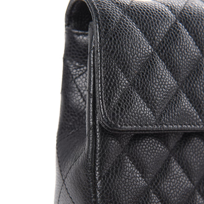 Chanel Caviar Quilted East West Flap Black 11 of 16