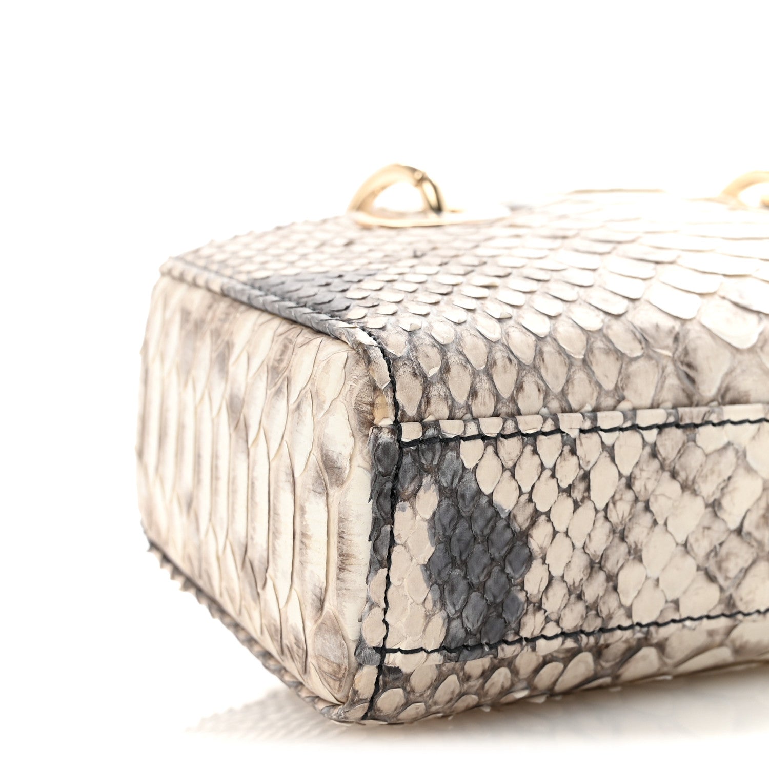 Christian Dior Snakeskin Micro Lady D-Joy Grey 8 of 9
