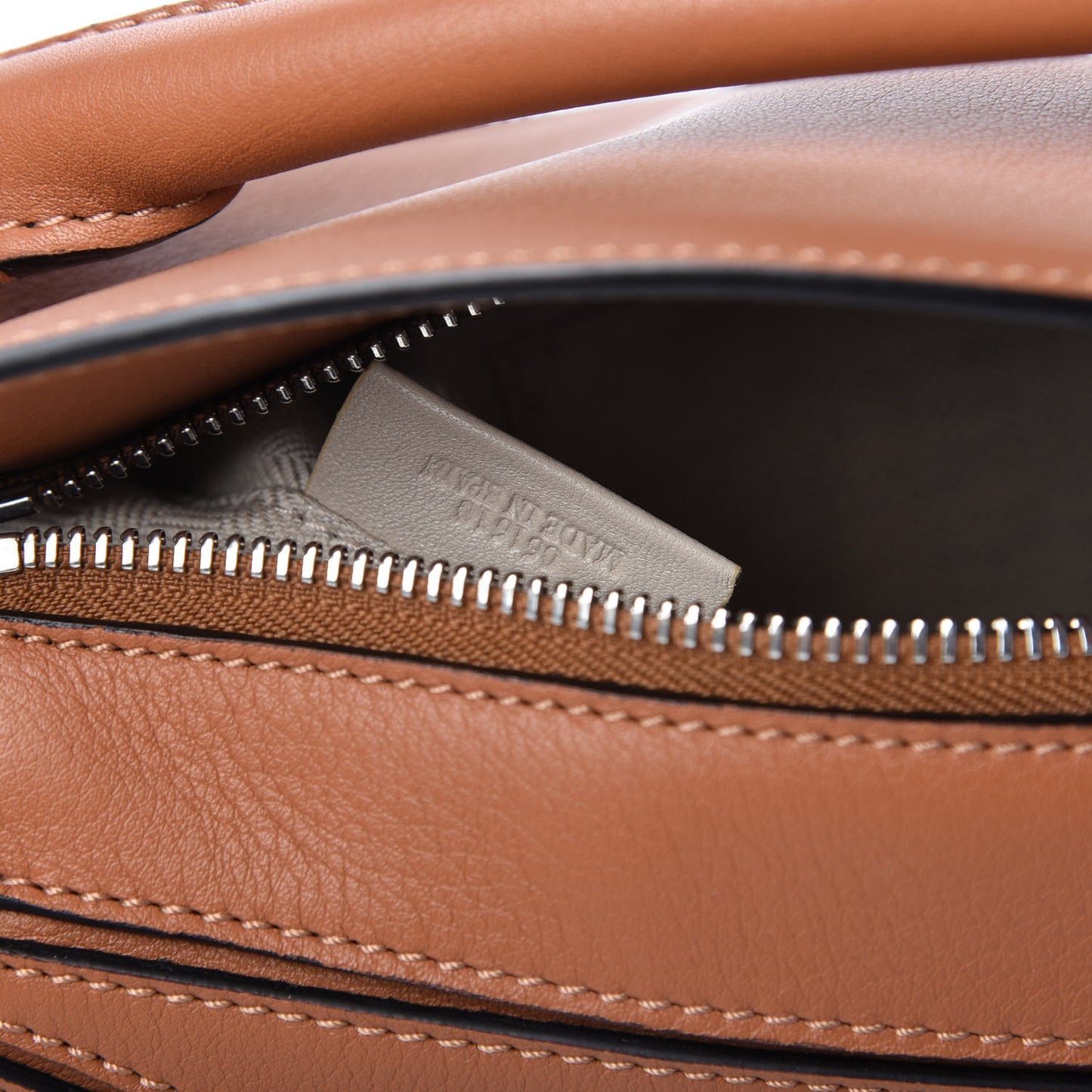 Calfskin Small Puzzle Bag Tan