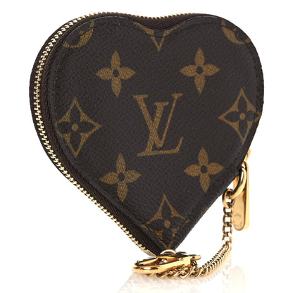 Louis Vuitton Monogram Leopard Coeur Heart Coin Purse Blanc Corail 3 of 8